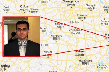 New correspondent: Saad Ahmed Javed from Nanjing, China